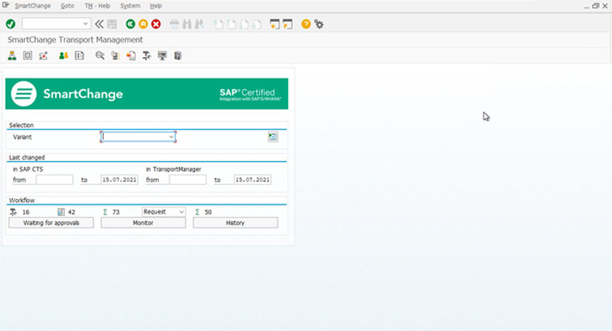 SmartChange Transport Management